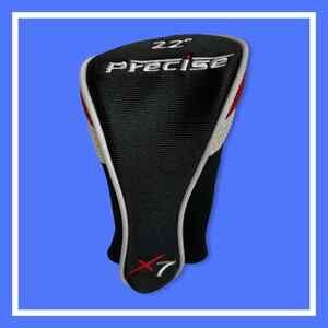 PRECISE X7 22 DEGREE HYBRID HEADCOVER Black Red White Head Cover
